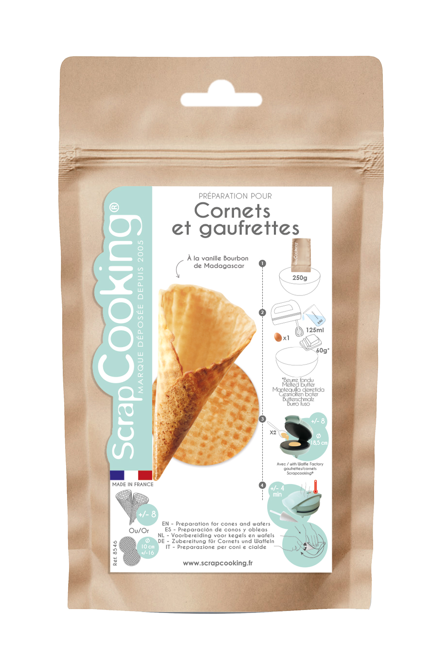 Cornet de glace nature maison